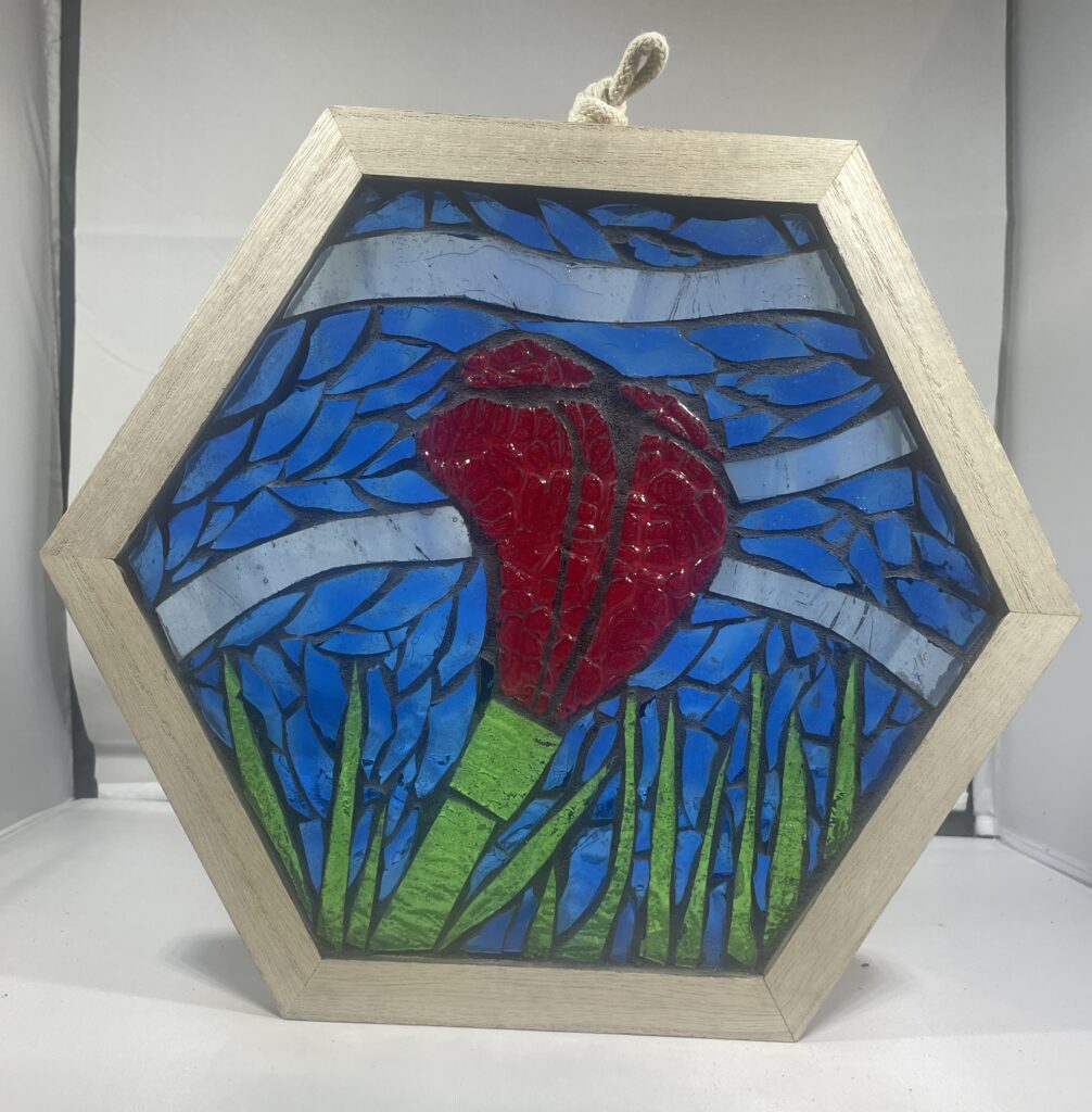Poppy Sun Catcher