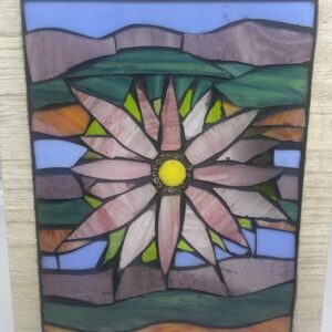 Pink Flower Sun Catcher