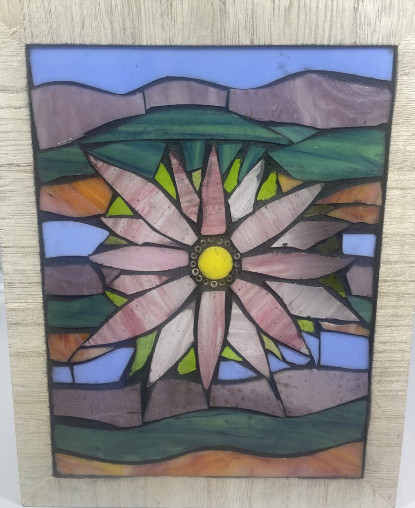 Pink Flower Sun Catcher