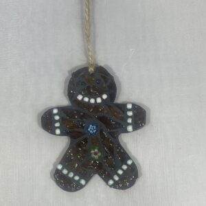 Gingerbread Ornament (Blue/Green)