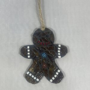 Gingerbread Ornament (Blue/Red)