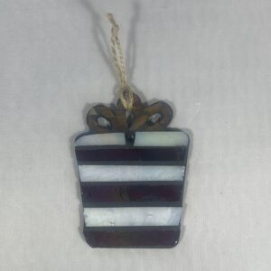 Present Ornament (Horizontal Stripes)