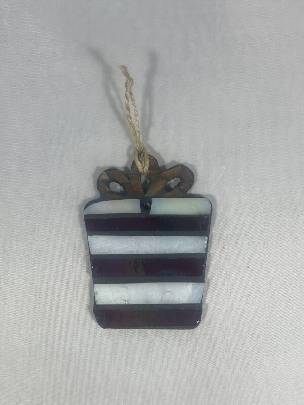 Present Ornament (Horizontal Stripes)