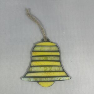 Bell Ornament (Yellow Stripes)