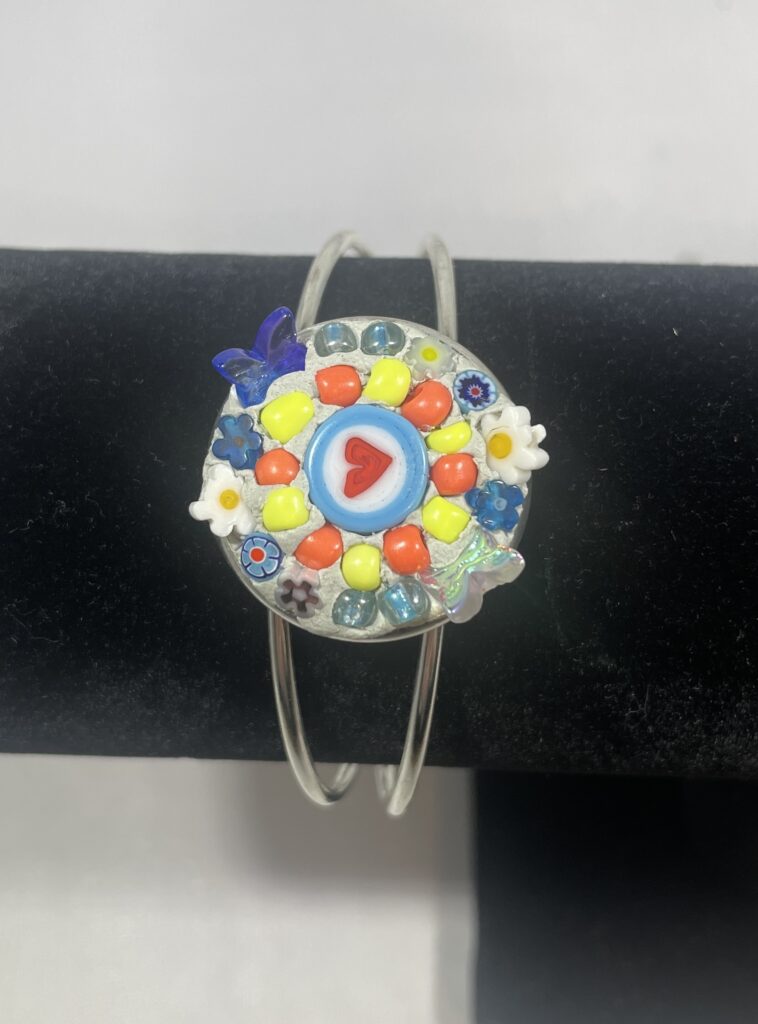 Micro Mosaic Bracelet - Heart