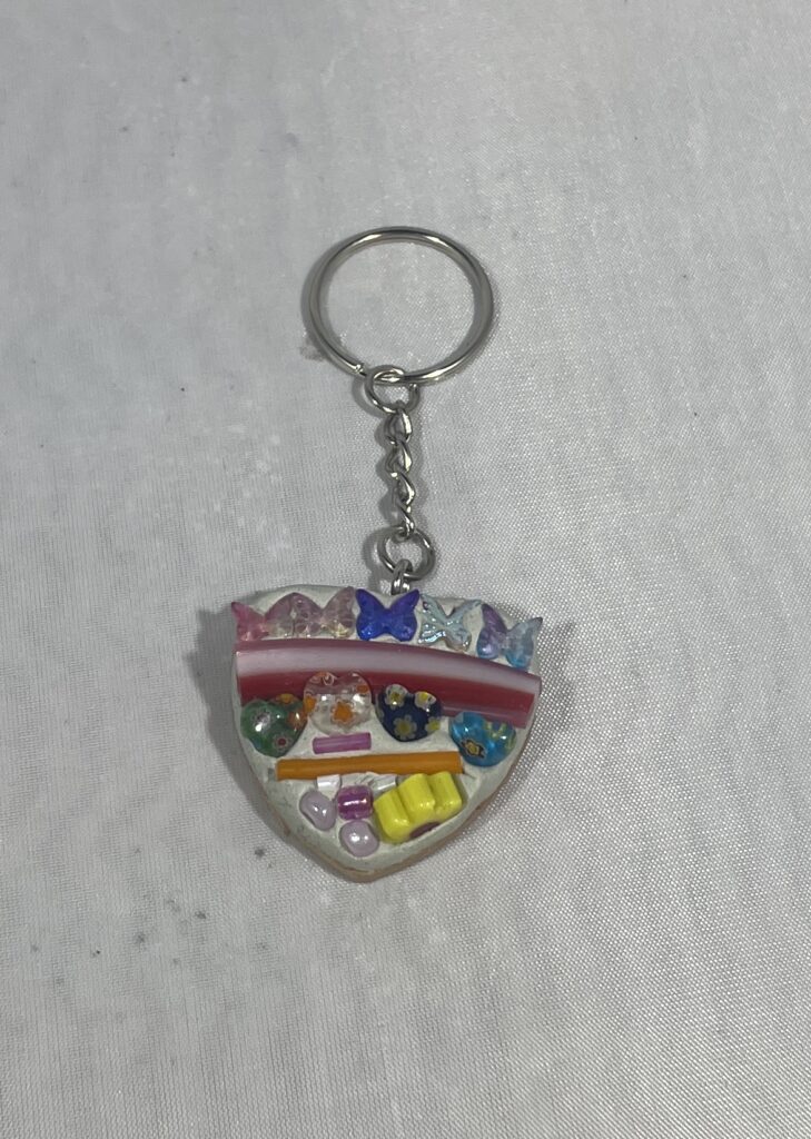 Micro Mosaic Keychain - Heart