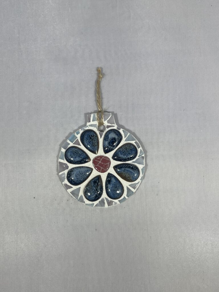 Blue Flower Ornament