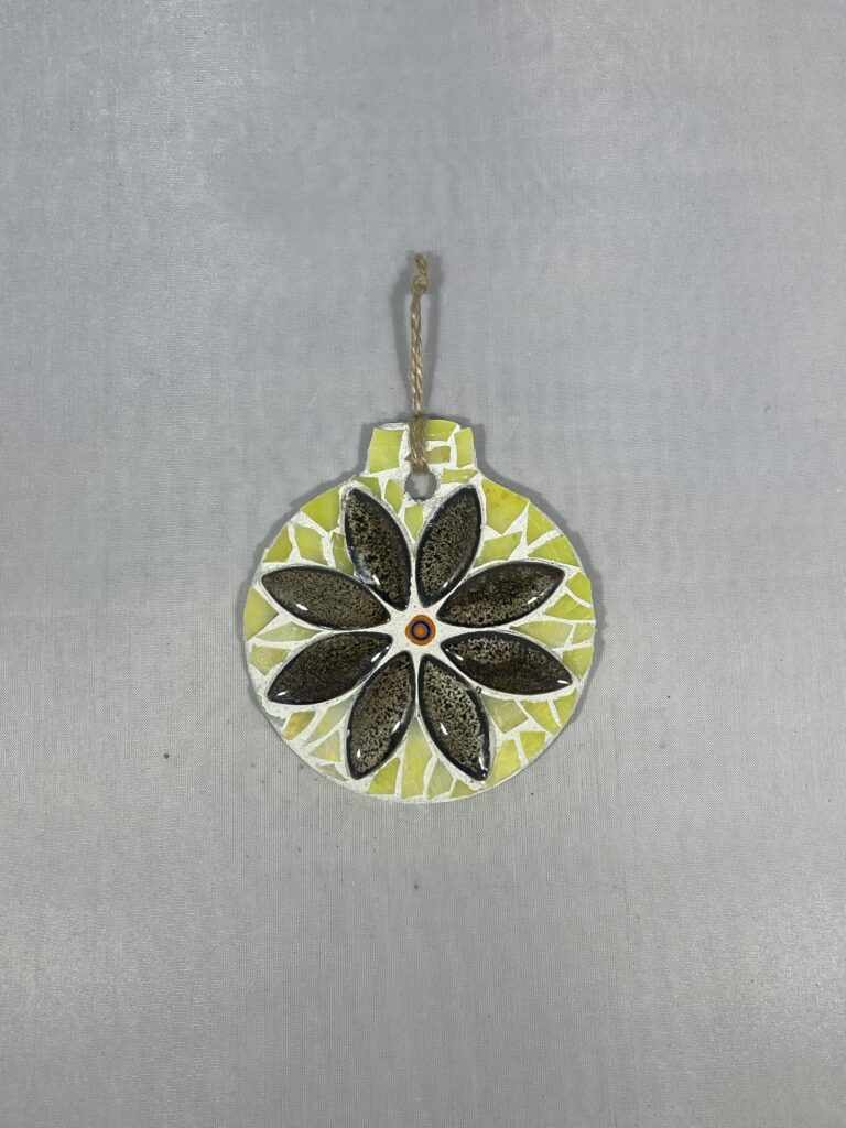 Brown Flower Ornament