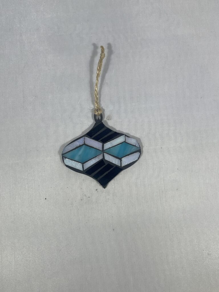 Blue Diamond Ornament